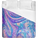 Blue hues feathers Duvet Cover (King Size)