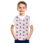 Bullfinches Sit On Branches Kids  Basketball Tank Top