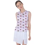 Bullfinches Sit On Branches Women s Sleeveless Sports Top