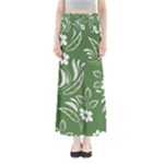Folk flowers pattern Floral surface design Seamless pattern Full Length Maxi Skirt