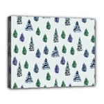 Coniferous Forest Canvas 14  x 11  (Stretched)