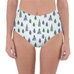 Coniferous Forest Reversible High-Waist Bikini Bottoms