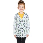 Coniferous Forest Kids  Double Breasted Button Coat