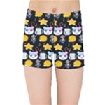 Cats Sun Stars Kids  Sports Shorts