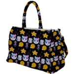 Cats Sun Stars Duffel Travel Bag