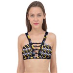 Cats Sun Stars Cage Up Bikini Top