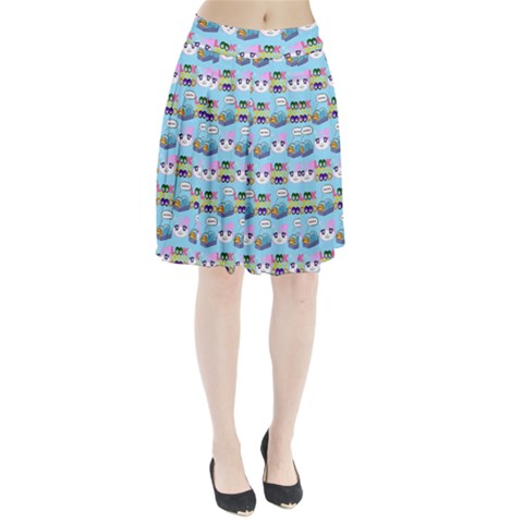 Look Cat Pleated Skirt from ArtsNow.com