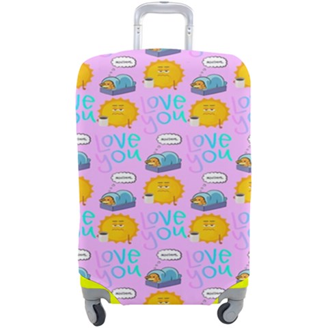 Cartoon Pattern Luggage Cover (Large) from ArtsNow.com