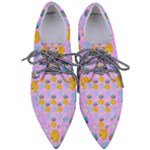 Cartoon Pattern Pointed Oxford Shoes