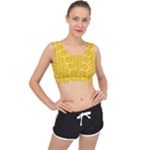 Cartoon Pattern V-Back Sports Bra