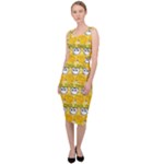 Cartoon Pattern Sleeveless Pencil Dress