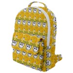 Cartoon Pattern Flap Pocket Backpack (Small)