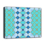 Turquoise Deluxe Canvas 20  x 16  (Stretched)