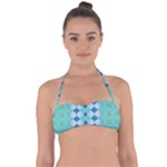 Turquoise Halter Bandeau Bikini Top