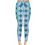 Turquoise Inside Out Leggings