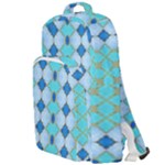 Turquoise Double Compartment Backpack