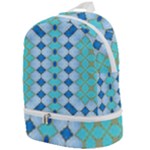 Turquoise Zip Bottom Backpack