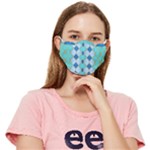 Turquoise Fitted Cloth Face Mask (Adult)