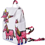 Unicorn Sketchy Style Drawing Buckle Everyday Backpack