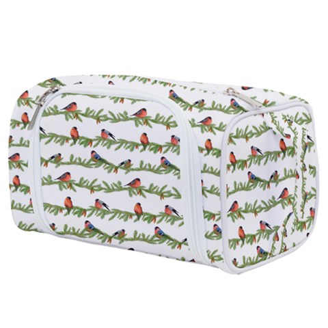 Bullfinches On The Branches Toiletries Pouch from ArtsNow.com