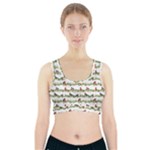 Bullfinches On The Branches Sports Bra With Pocket