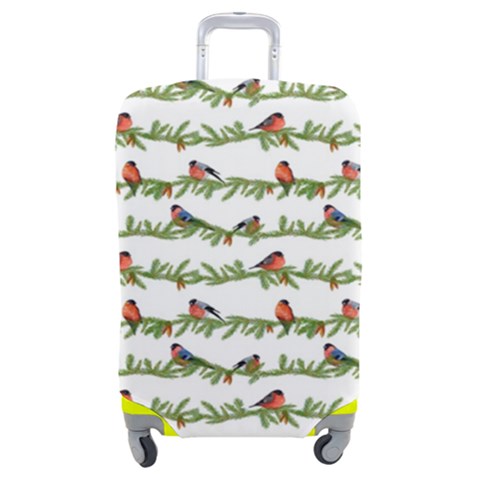 Bullfinches On The Branches Luggage Cover (Medium) from ArtsNow.com