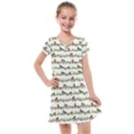 Bullfinches On The Branches Kids  Cross Web Dress