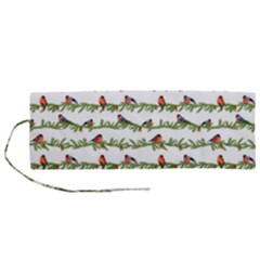 Bullfinches On The Branches Roll Up Canvas Pencil Holder (M) from ArtsNow.com