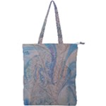 Convoluted patterns Double Zip Up Tote Bag