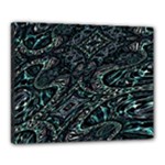 Emerald Distortion Canvas 20  x 16  (Stretched)