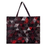 Gothic Peppermint Zipper Large Tote Bag