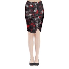 Gothic Peppermint Midi Wrap Pencil Skirt from ArtsNow.com