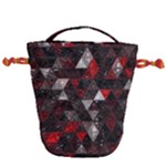 Gothic Peppermint Drawstring Bucket Bag