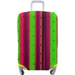 Warped Stripy Dots Luggage Cover (Large)