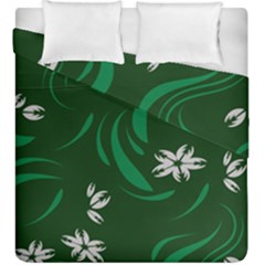 Folk flowers print Floral pattern Ethnic art Duvet Cover Double Side (King Size) from ArtsNow.com