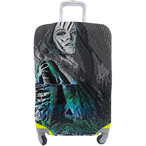 Glitch Witch Luggage Cover (Large) from ArtsNow.com