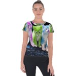 free-cute-kitten-wallpapers-wallpaper-data-src-widescreen-cute-kitten-wallpaper-scaled Short Sleeve Sports Top 