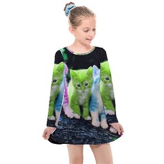 Kids  Long Sleeve Dress 