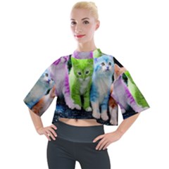 Mock Neck T-Shirt 