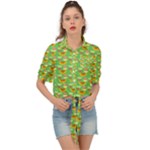 Fruits Tie Front Shirt 