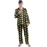 Pinelips Men s Long Sleeve Satin Pajamas Set