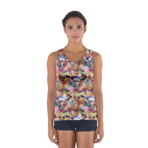 Retro Color Sport Tank Top  from ArtsNow.com