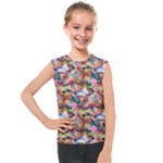 Retro Color Kids  Mesh Tank Top