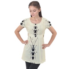 Puff Sleeve Tunic Top 