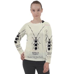 Banded Alder Borer  Women s Long Sleeve Raglan Tee from ArtsNow.com