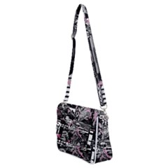 Shoulder Bag with Back Zipper 