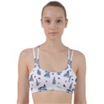 Christmas Trees And Bullfinches Line Them Up Sports Bra