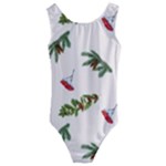 Rowan Branches And Spruce Branches Kids  Cut-Out Back One Piece Swimsuit