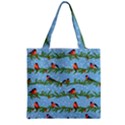 Zipper Grocery Tote Bag 