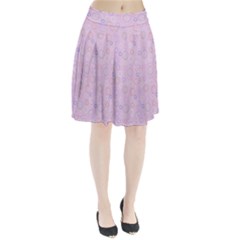 Multicolored Circles On A Pink Background Pleated Skirt from ArtsNow.com